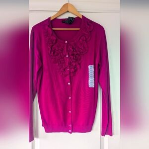 Grace elements fuchsia cardigan